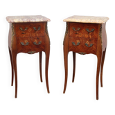 Paire de table de chevet style Louis XV