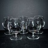 V&B Villeroy Boch lot de 5 verres ballon cognac brandy en cristal
