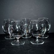 V&B Villeroy & Boch set of 5 crystal balloon glasses for cognac and brandy