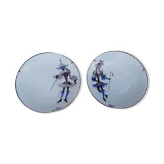 Pair of Limoges plates