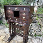 Spanish Vargueno Walnut Cabinet