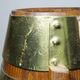 Large handcrafted wooden and brass via ferrata, traditional vintage style