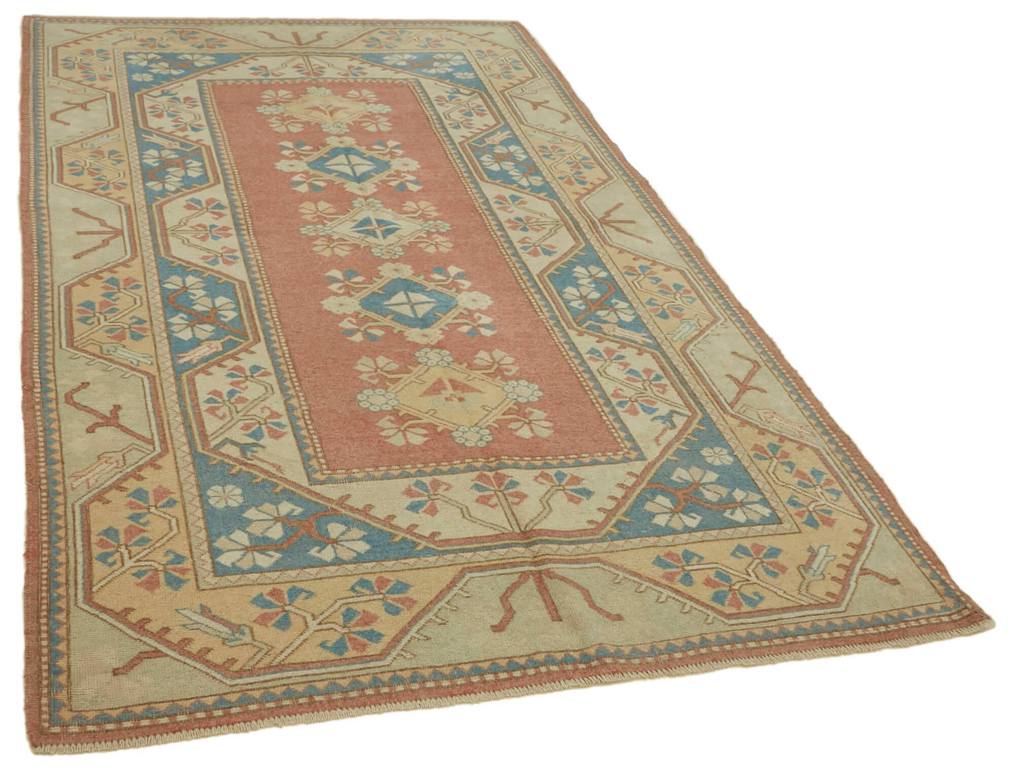 Turkish Vintage Anatolian Rug 158 cm x 251 cm