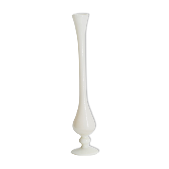 White opaline vase