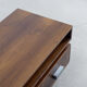 Scandinavian Modern Rosewood Dressing Table with Oblong Mirror, 1970s