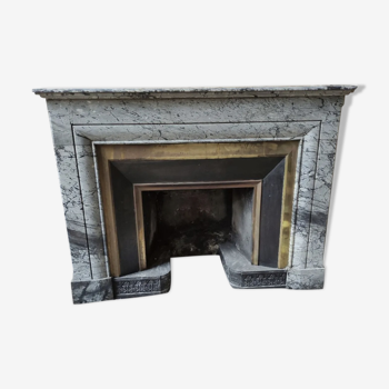 Marble fireplace