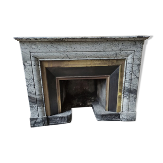 Marble fireplace