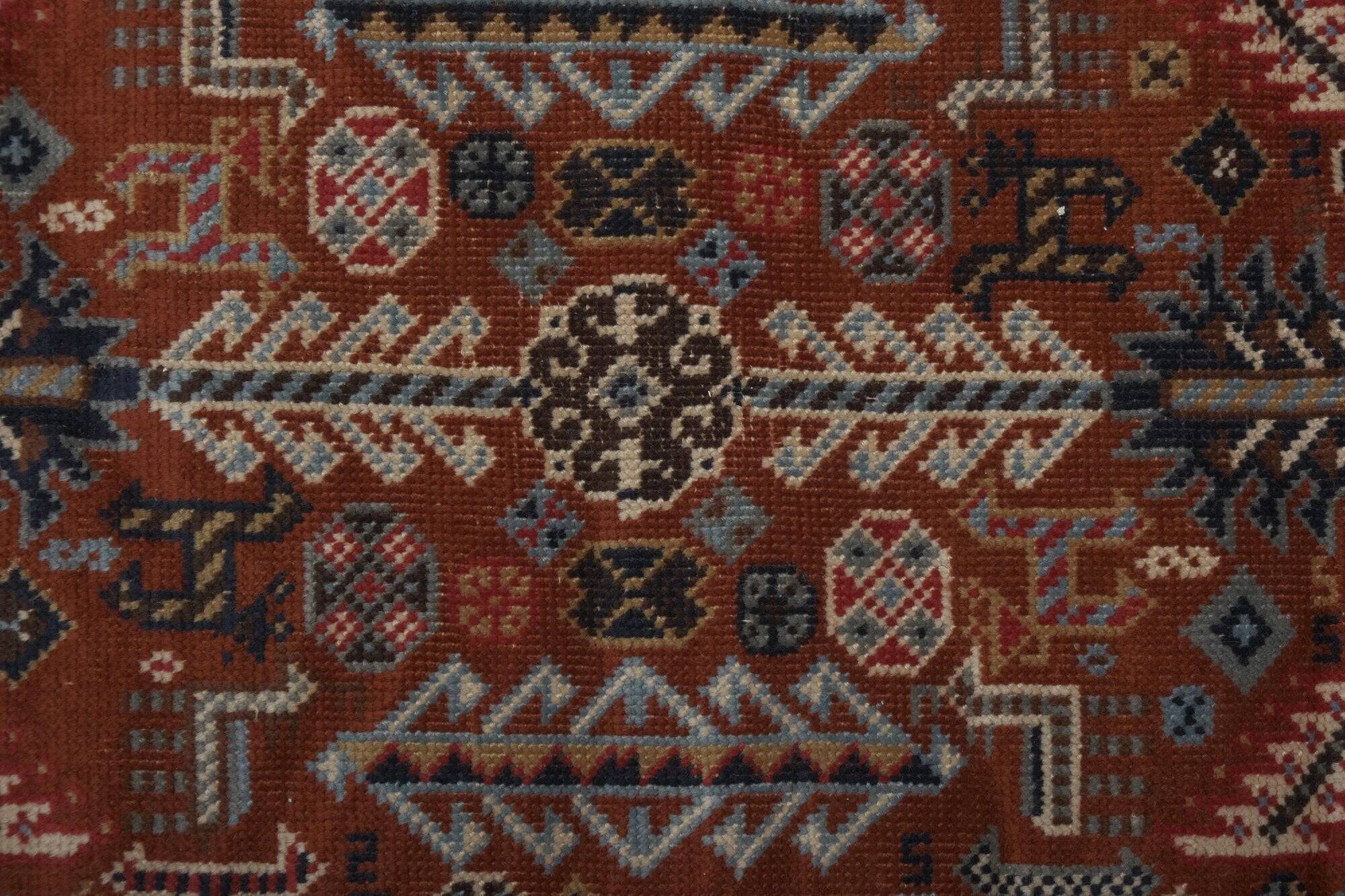 Vintage Turkish rug handmade 192x292 cm
