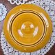 Set of 6 oyster plates – Sarreguemines – brown decor