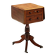Petite table ancienne victorienne en acajou avec incrustations, Angleterre, XIXe siècle