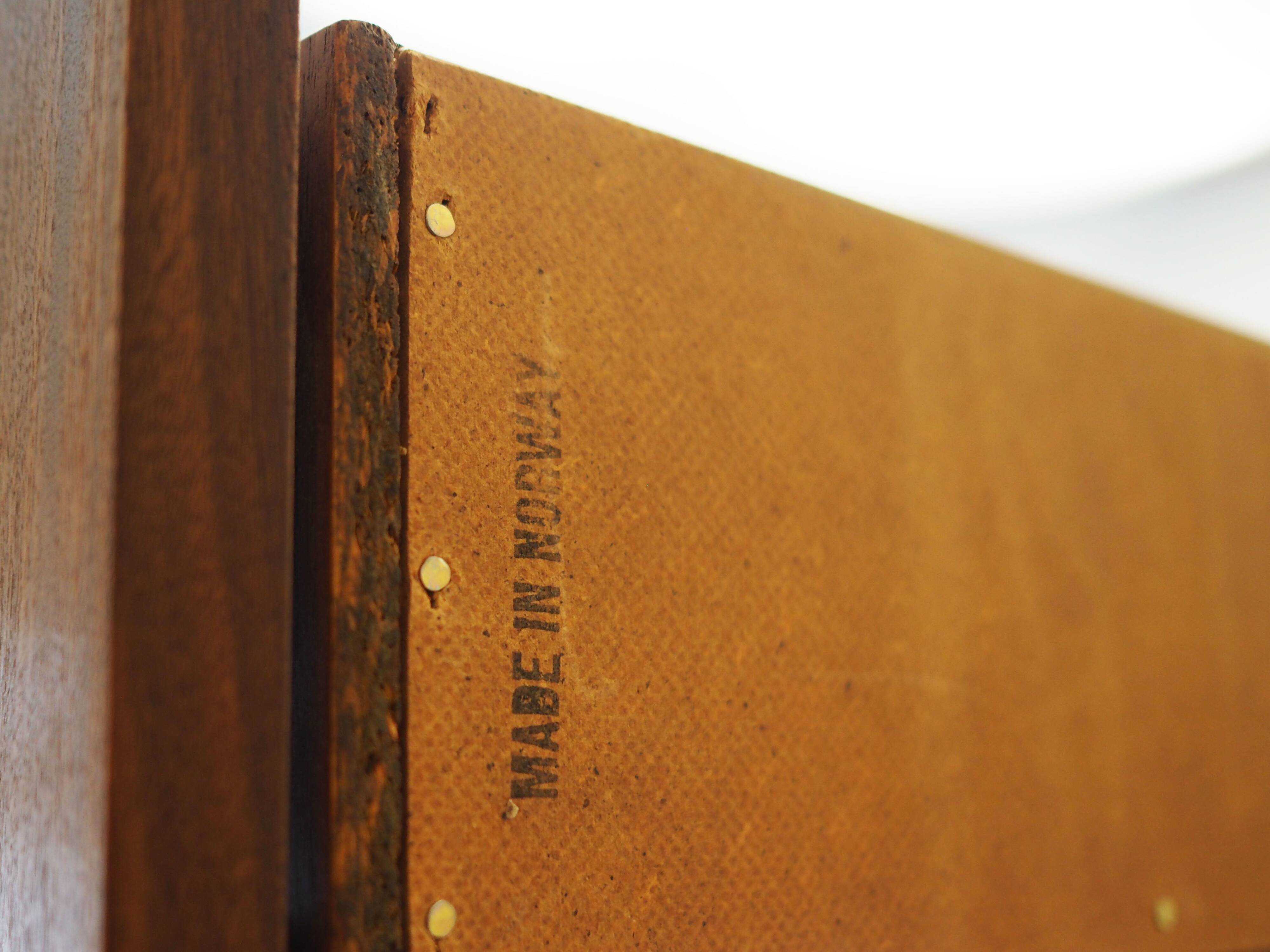 Teak system bookcase, Norwegian design, 1960s, production: Blindheim Mobelf