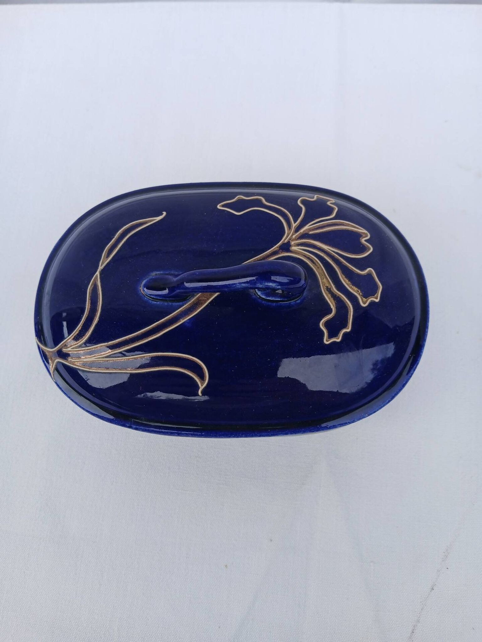 Vintage Art Deco ceramic sweet jar