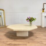Travertine coffee table 70s
