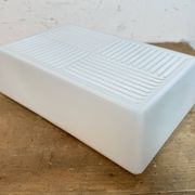 Vintage Wall Or Ceiling Light with Milk Glass, 1970s