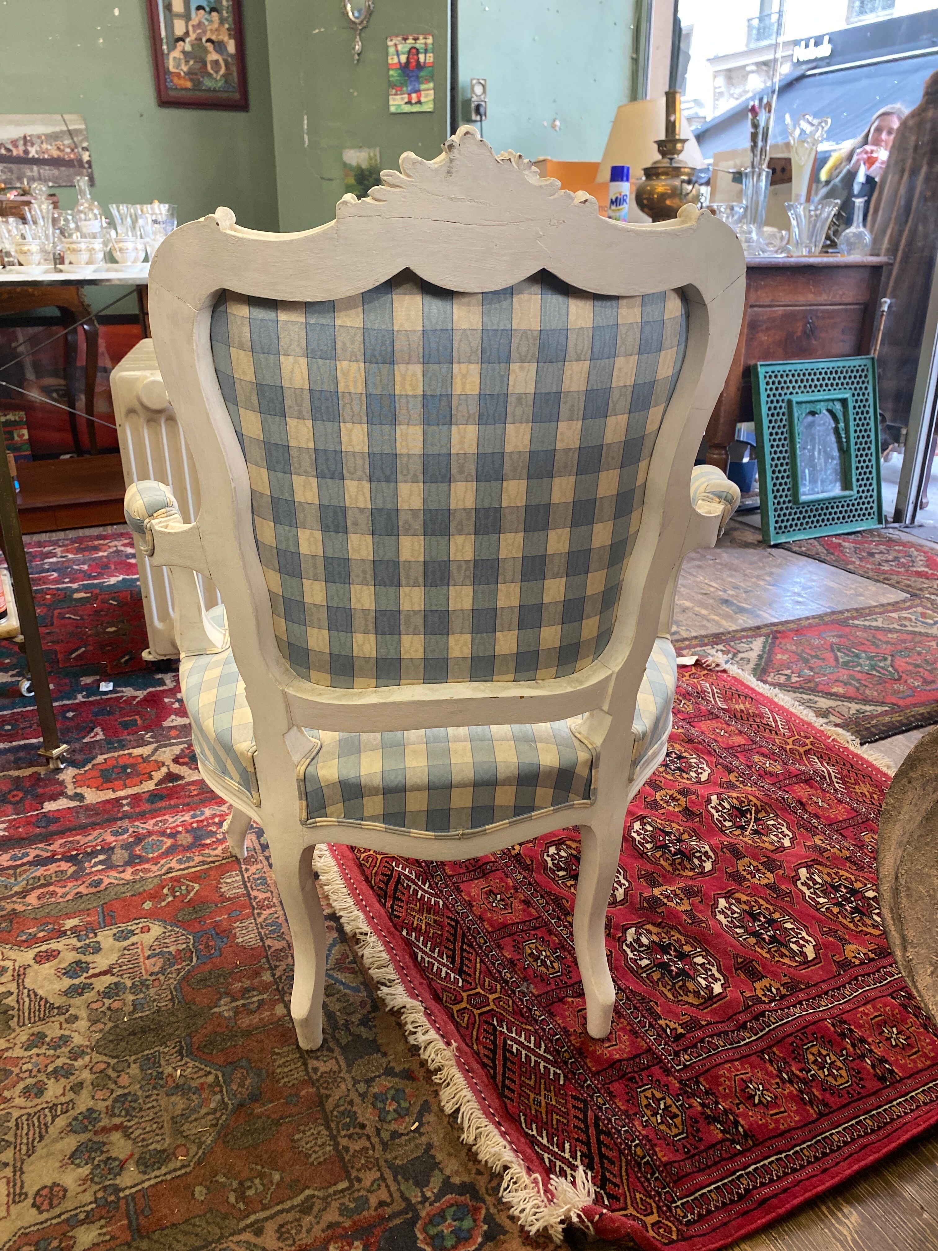 Fauteuil style Louis XV vers 1900