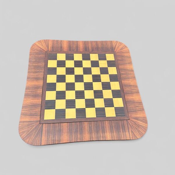 Table à jeu de style art déco en acajou et bois de placage