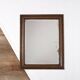 Large old mirror 65cm, carved wooden frame