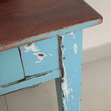 Small old wooden table