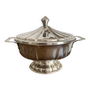 Soupière ovale vintage - inox
