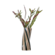 Vase rayé vert