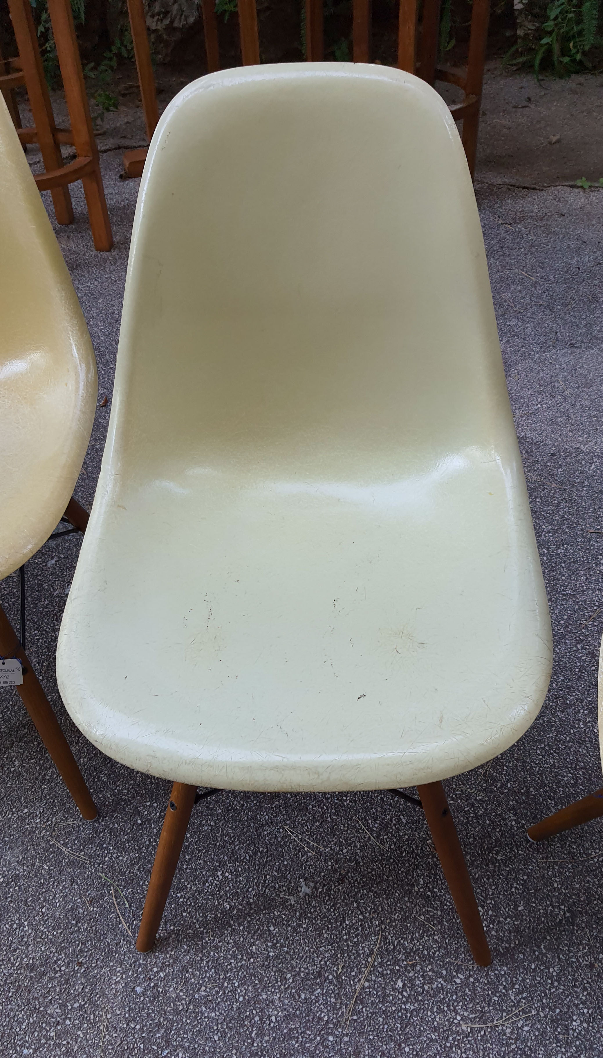4 chaises DSW de Charles and Ray Eames