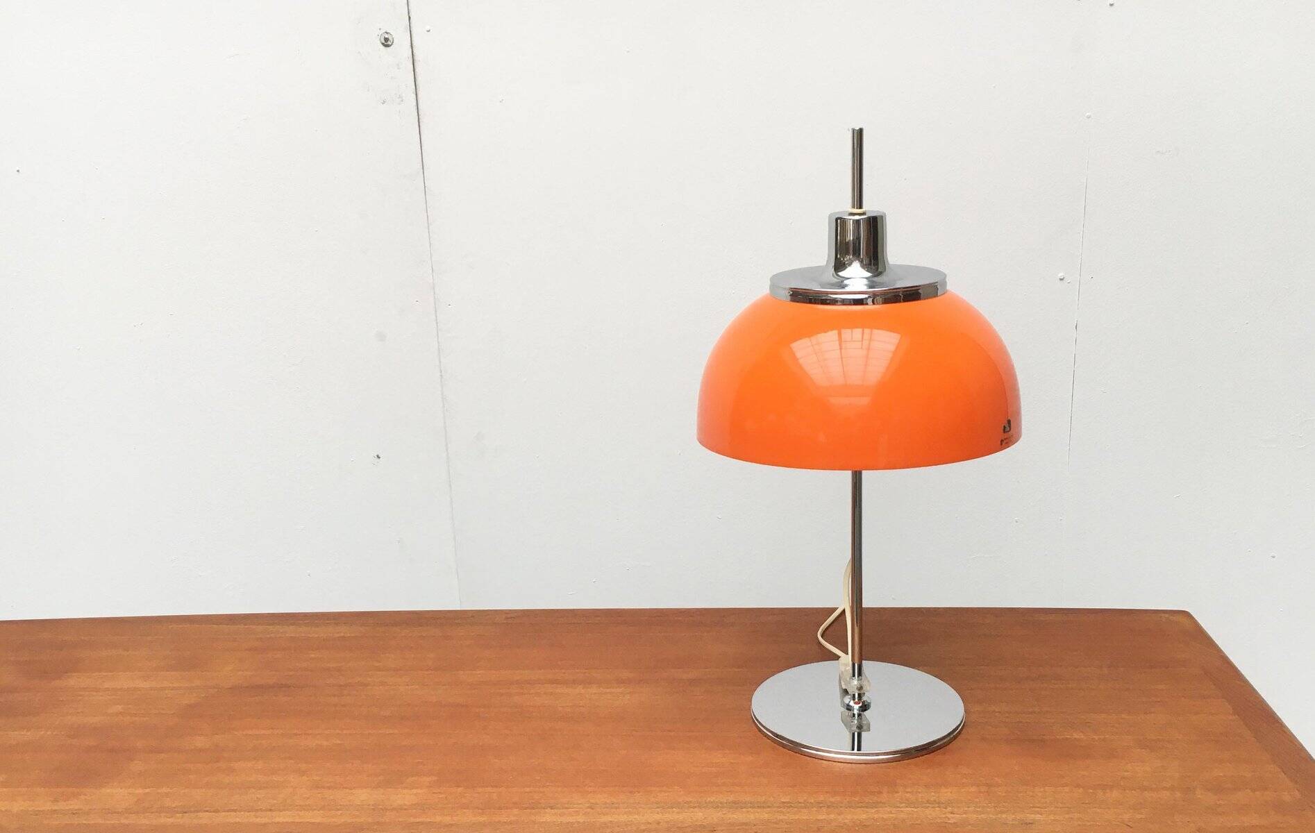 Vintage Space Age table lamp Italian Faro by Guzzini, 1970s