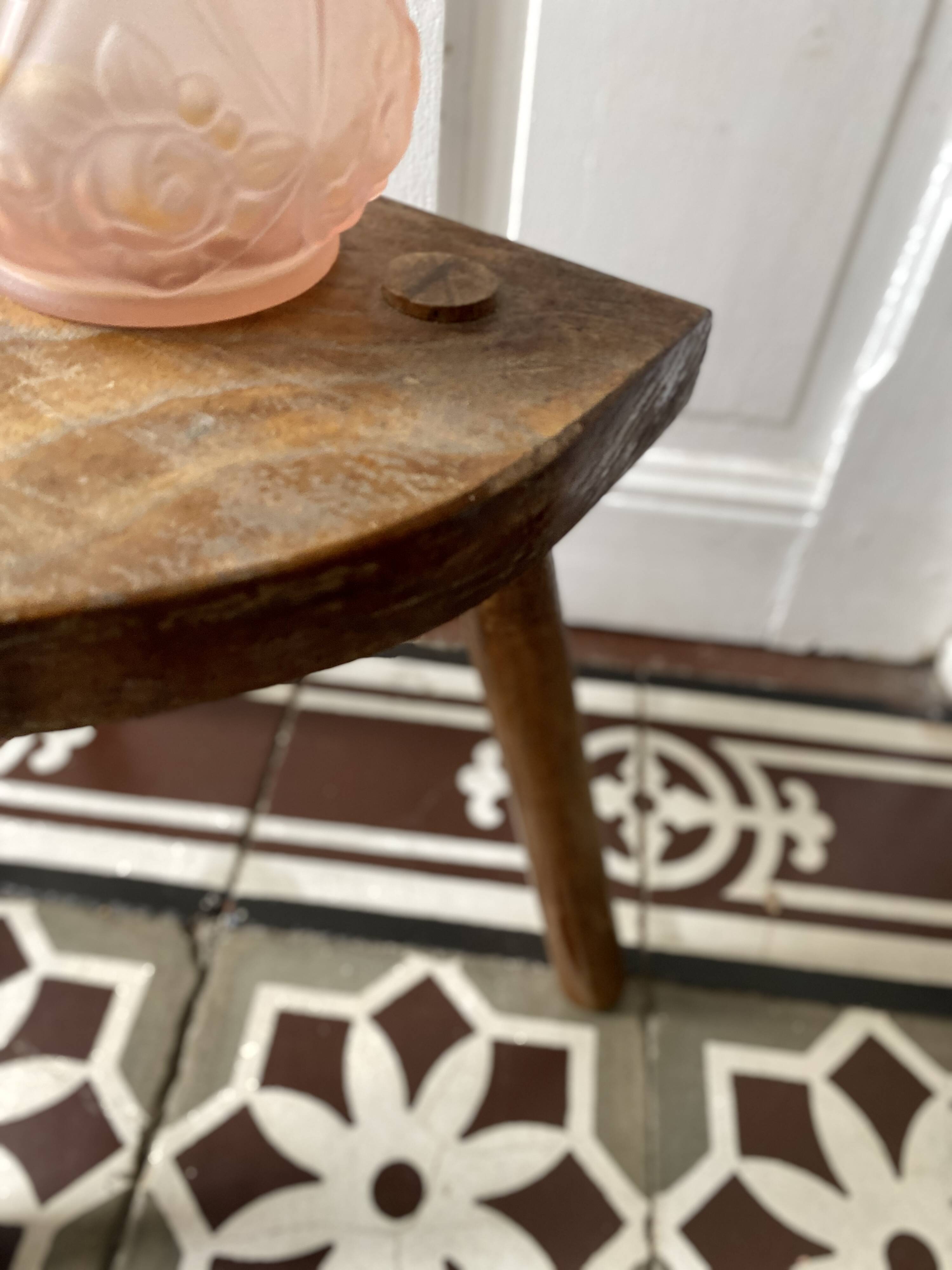Old wooden stool