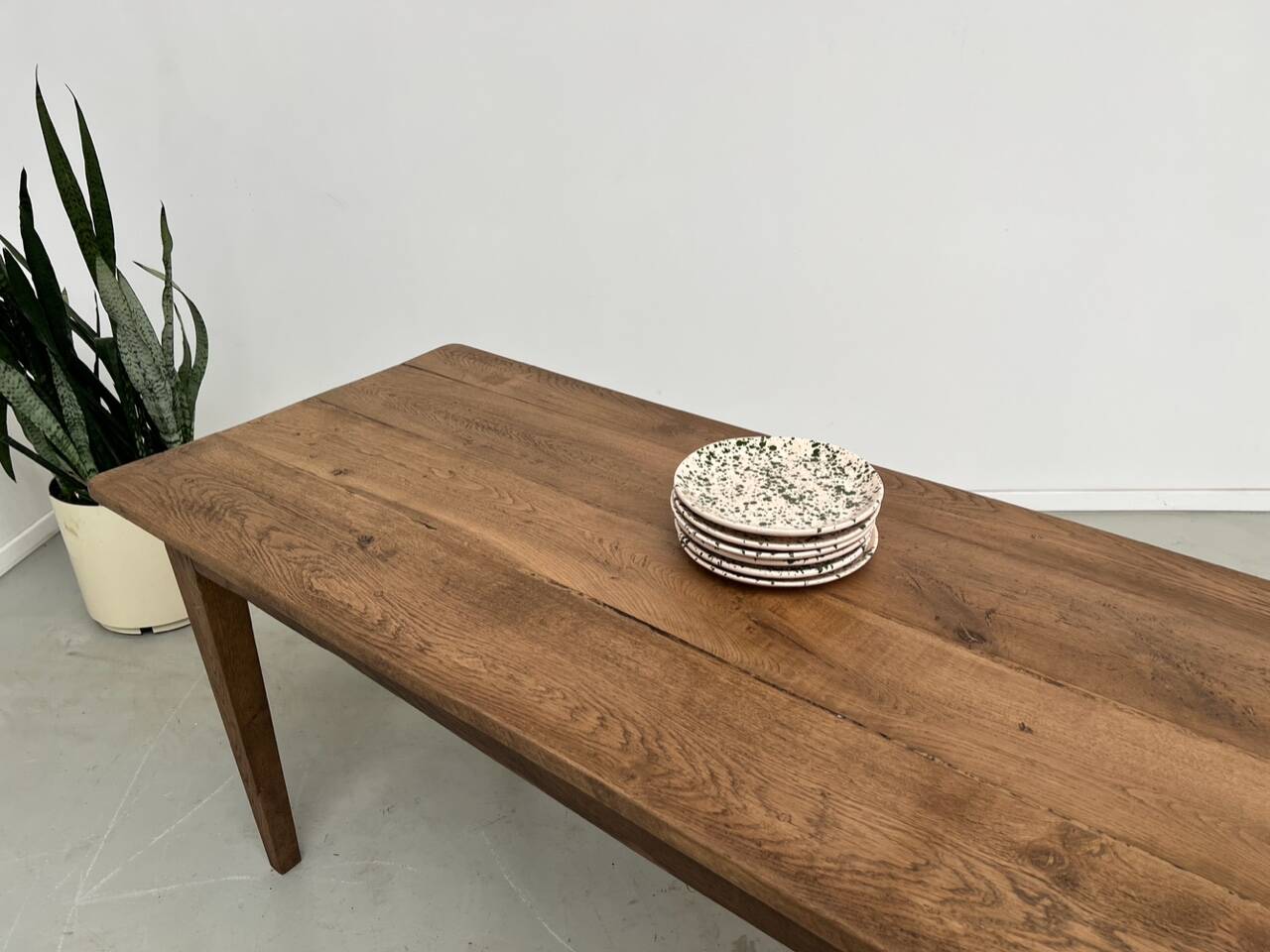 Oak farm table 220cm