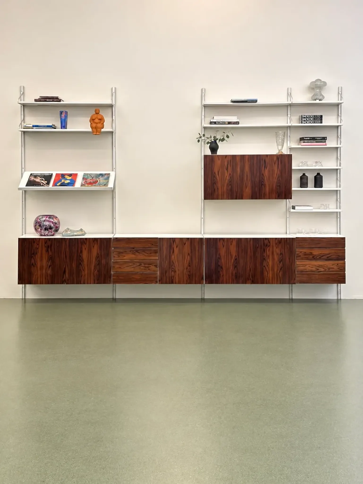 Rosewood modular wall unit, 1960s