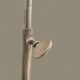 Antique brass and opaline glass lamp – Modernist piece, 1940s