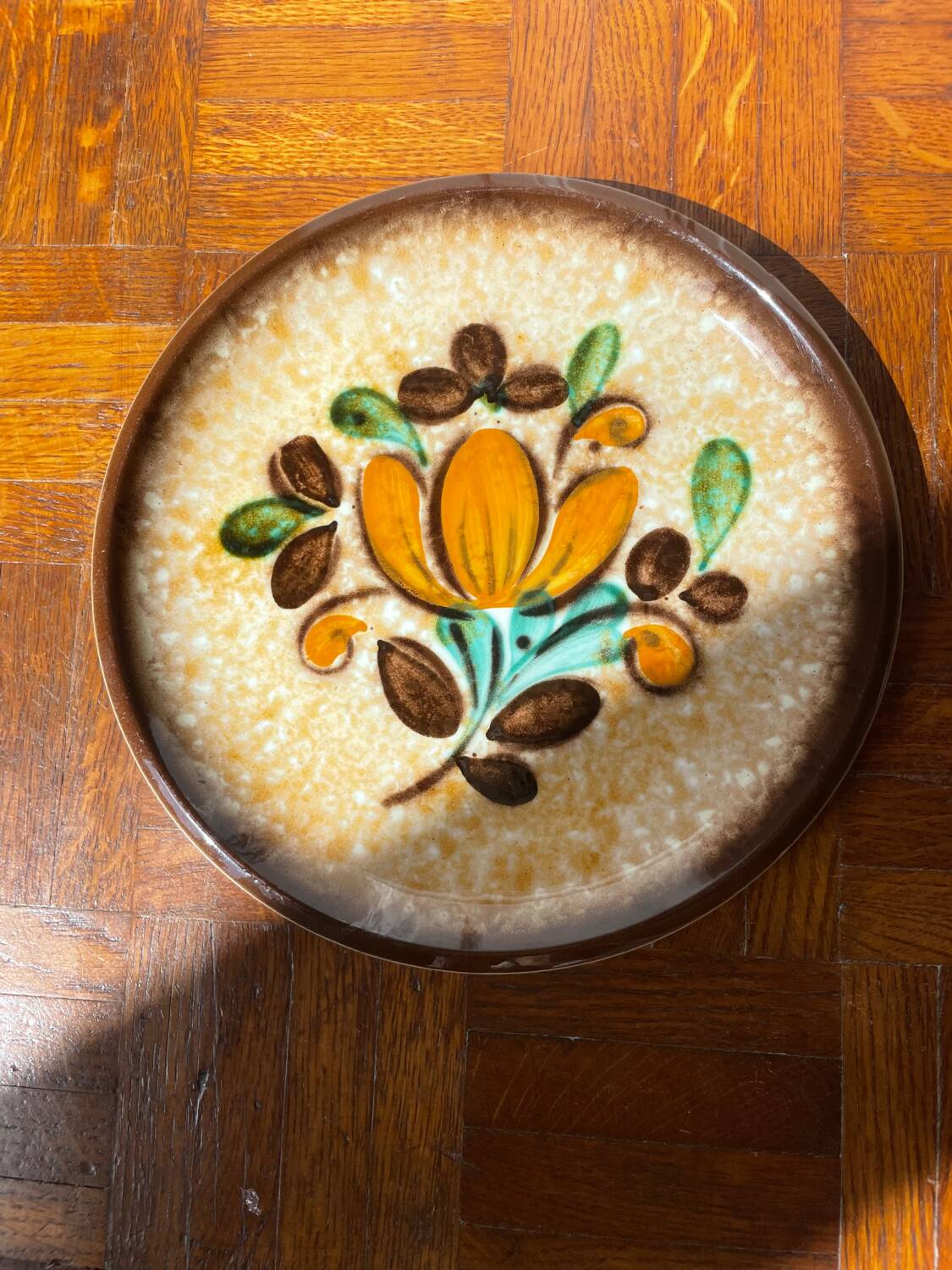 Set of 12 plates from the Boch La Louvière Corfu vintage collection