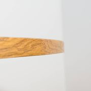 Mid-century modern oak round dining table, Denmark, 1970s
