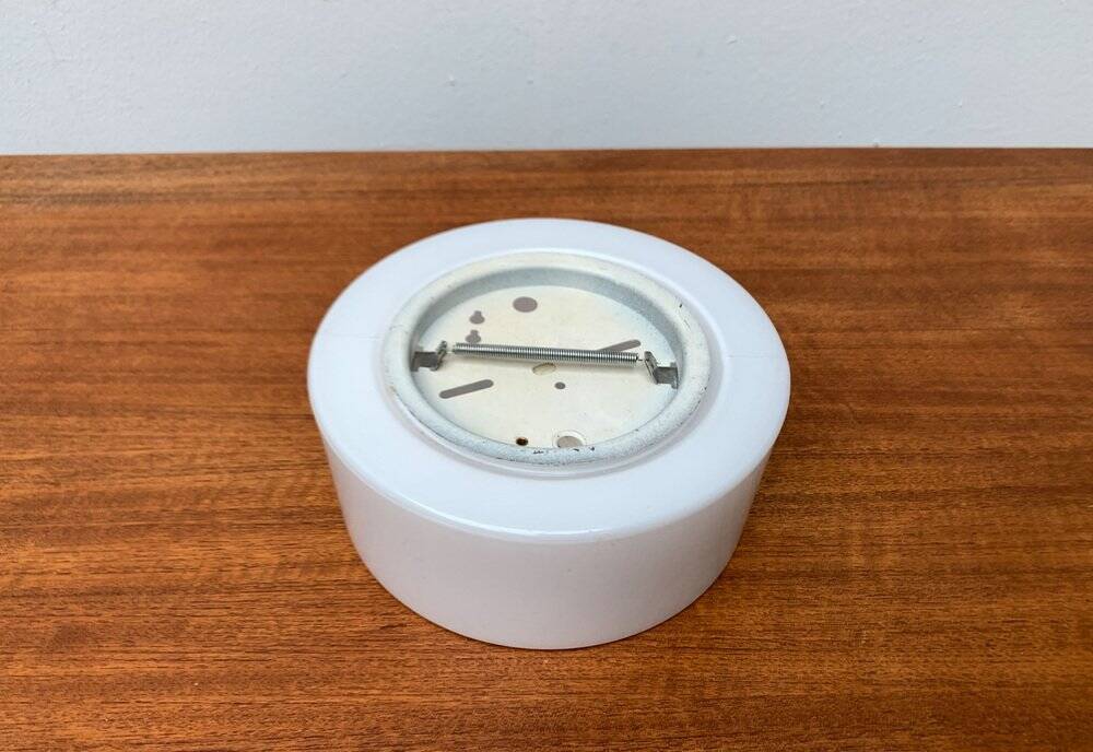 Mid-century German minimalist glass ceiling or wall lamp by Big, 1960s.