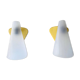 Pair of cone wall lamps 50s