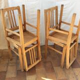 4 vintage chairs