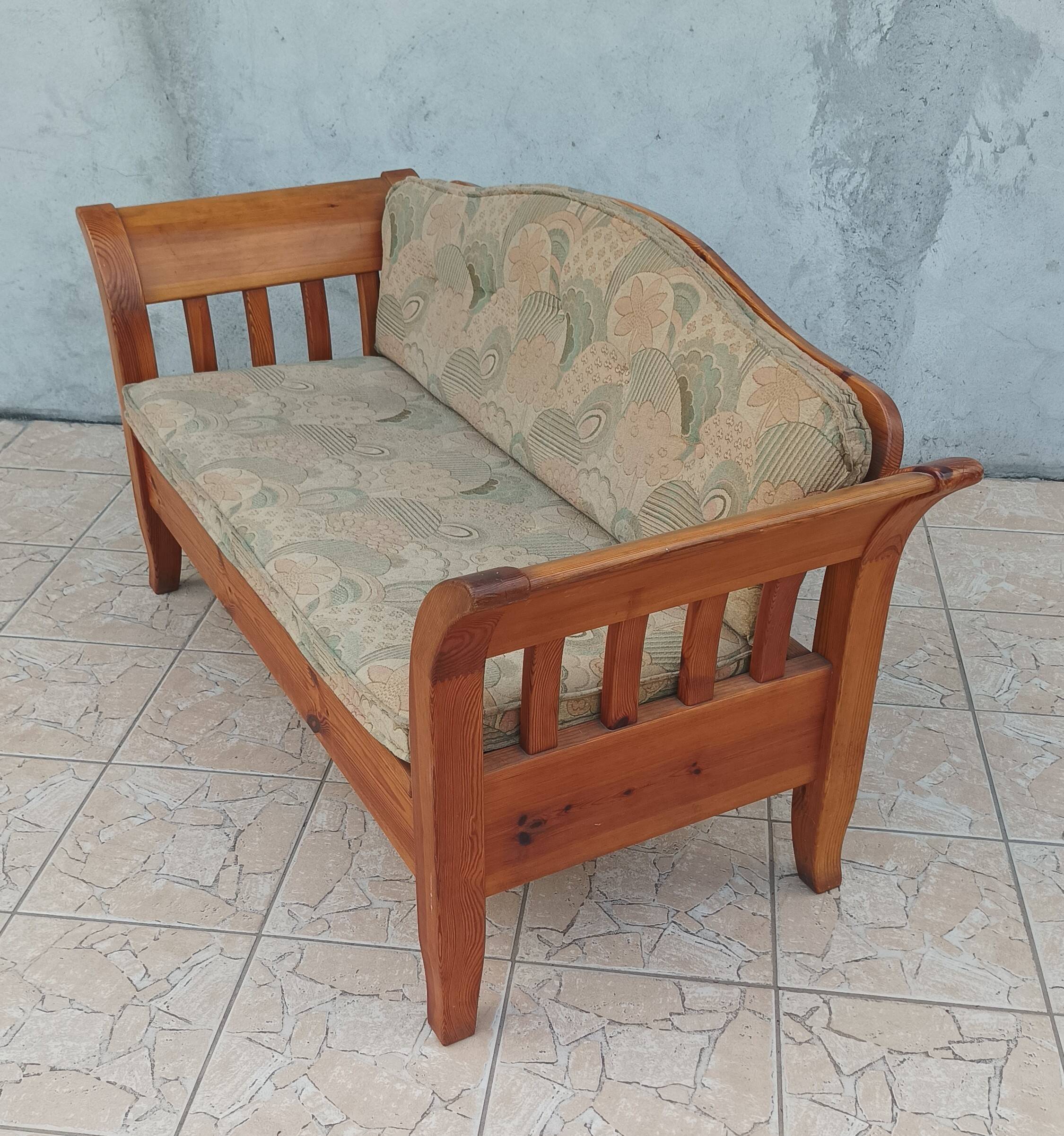 Vintage pine bench