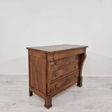 Commode en noyer style Empire