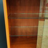 Mid century highboard vintage display cabinet, bookcase