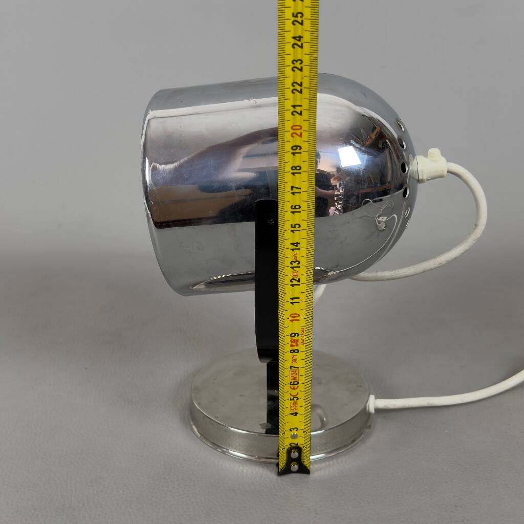 Reggiani Orb table lamp metal eye modernist design Space Age 1970