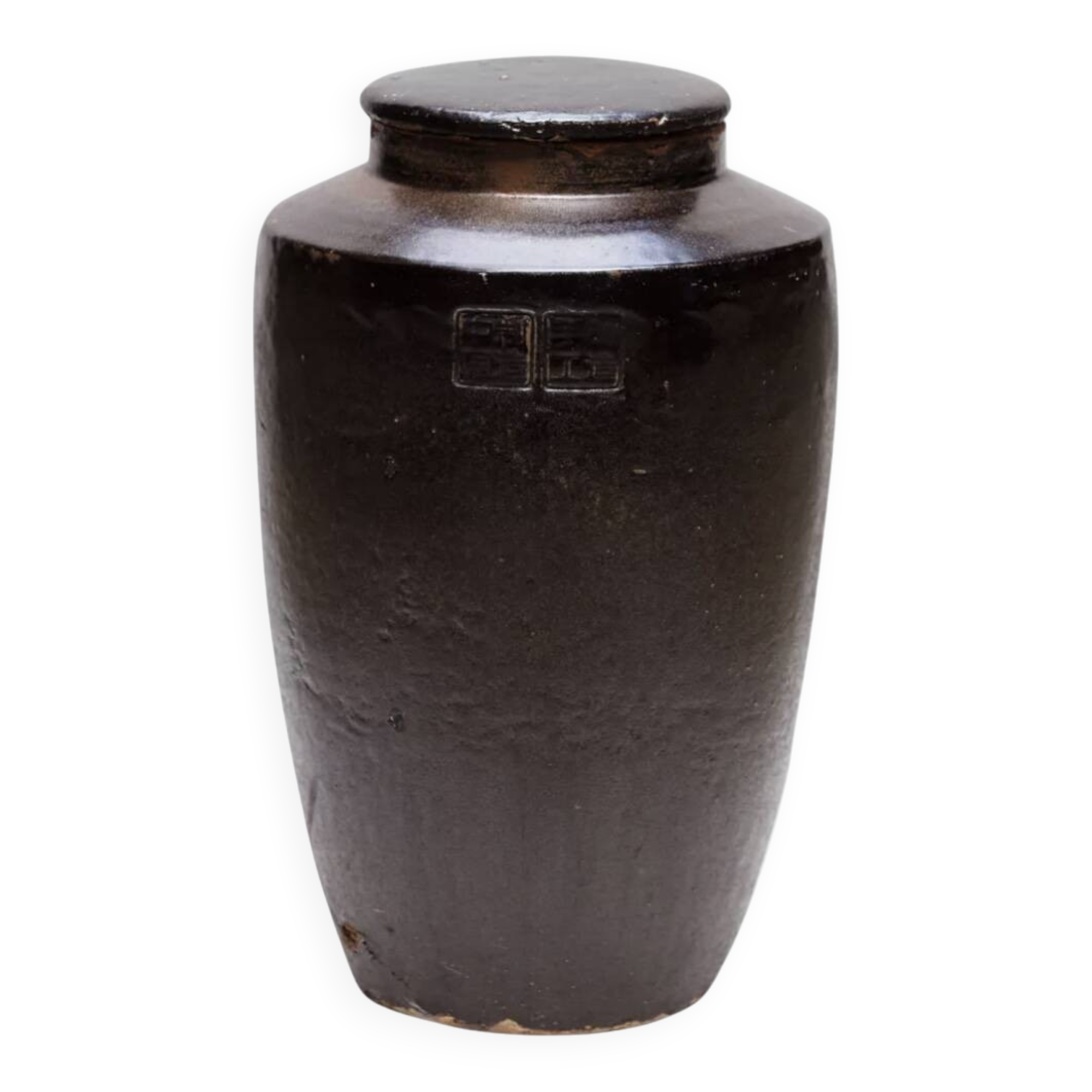 Japanese ceramic jar