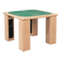 Pierluigi Molinari Lacquered Wood and Green Felt Game Table for Pozzi 1970