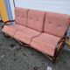 Sofa and 2 rattan armchairs from 1970