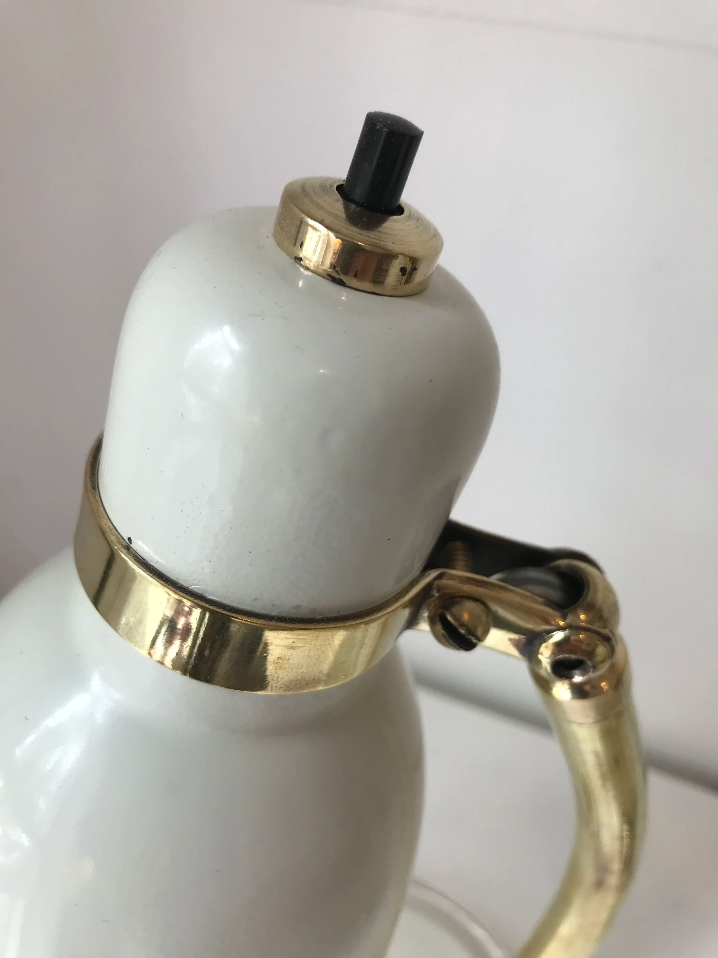 Pair of Norwegian desk lamps, attributed to Høvik Verk Norway.
