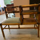 Vintage bamboo bench