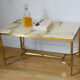 Table low marble brass 60's neoclassical style