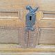 Antique Brutalist Chest in Oak, 1800
