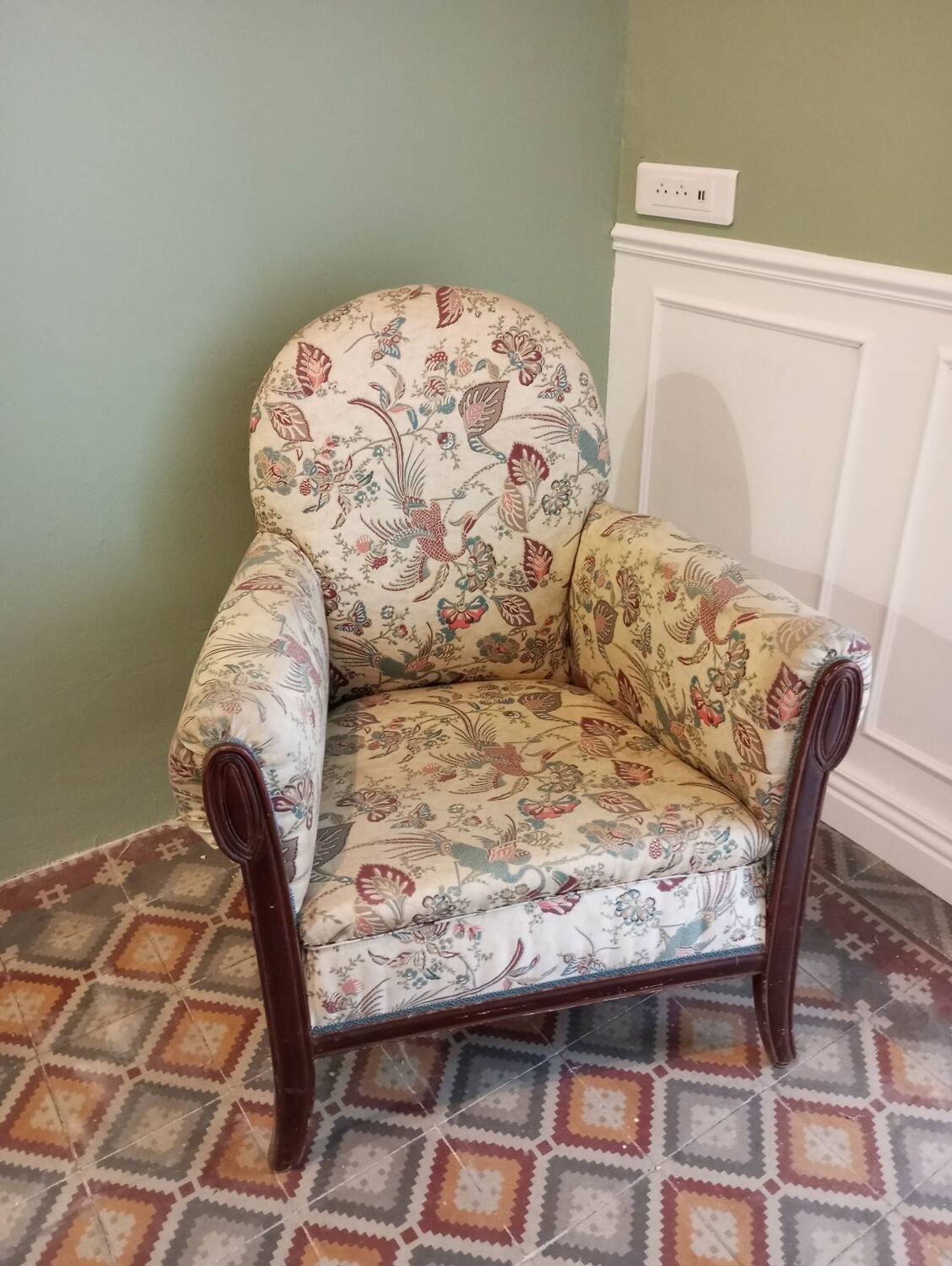 Pair of art deco armchairs