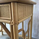 Rattan desk