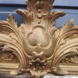 Louis XV style gilded mirror