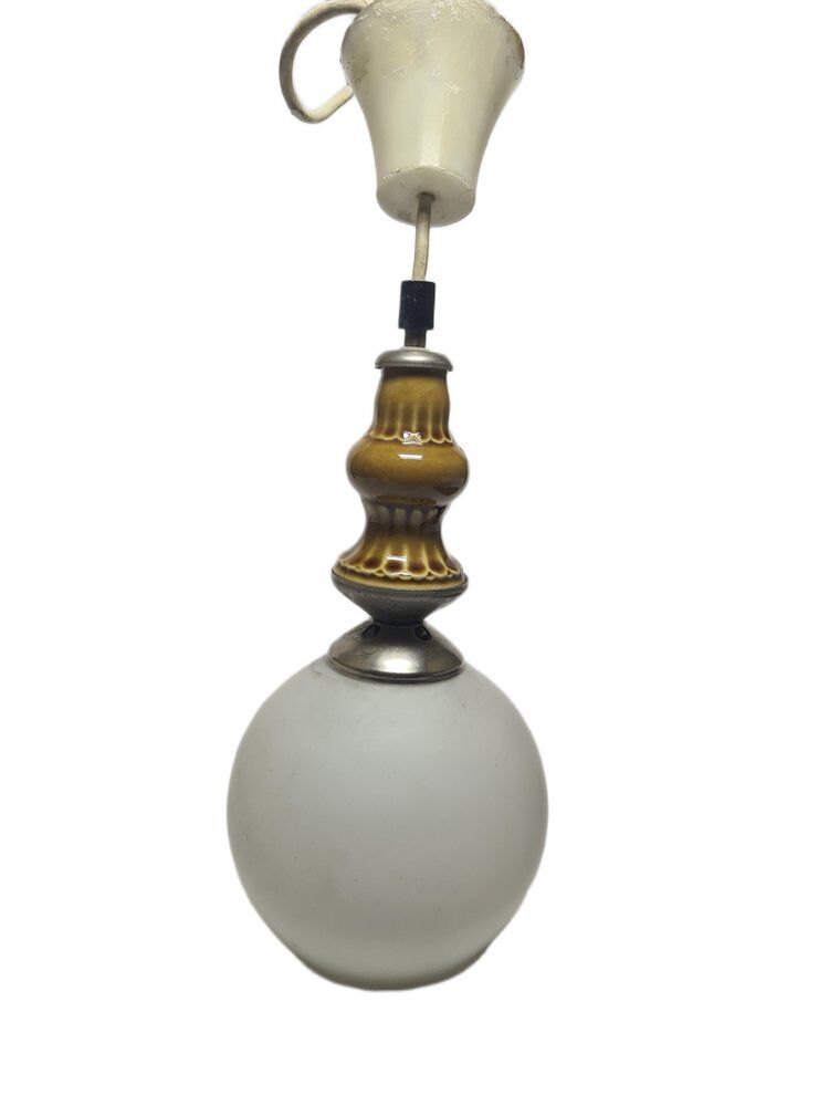 Postmodern Communist pendant lamp, Poland, 1970s